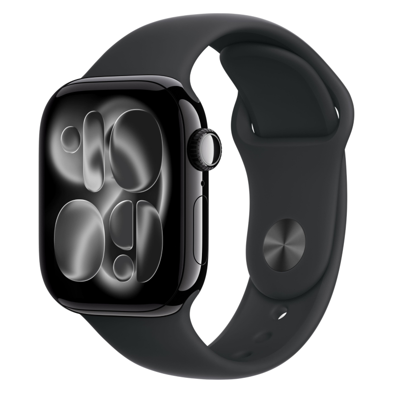 Умные часы Apple Watch Series 11, 42 mm, Jet Black Aluminum Black Sport Band S/M